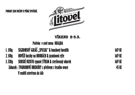 u jemnka prostjov menu|U Ječmínka (Prostějov) + Denní menu • Firmy.cz